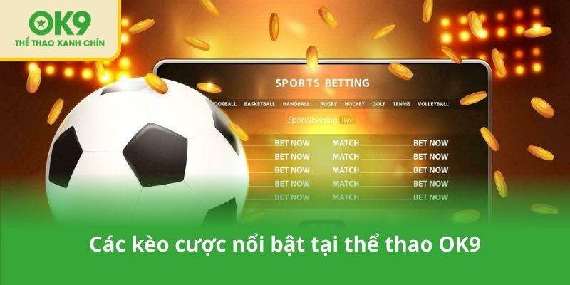 Các kèo cược nổi bật tại thể thao OK9